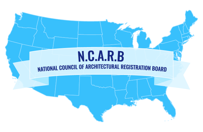 NCARB map